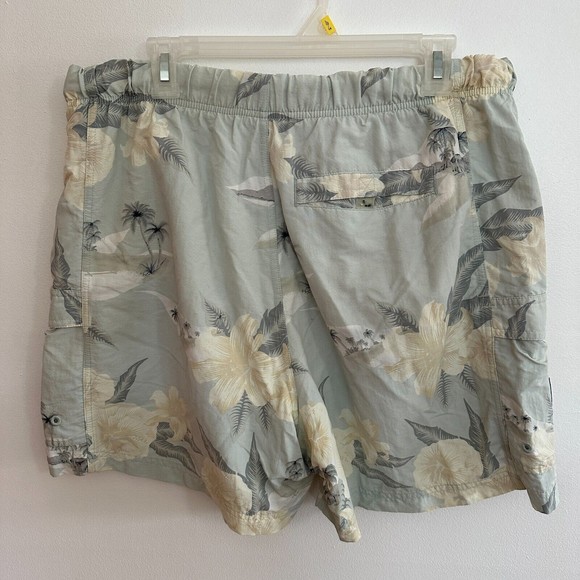 Tommy Bahama Men's Swim Trunks Lined Size Large Tropical Floral - Picture 11 of 13